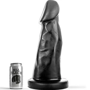 ALL Black Dildo mit natürlicher Form 27 x 9 cm