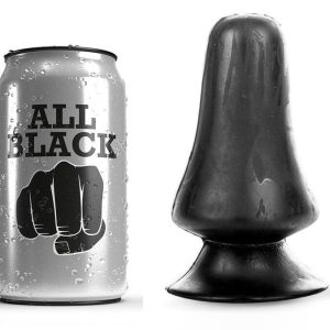ALL Black anaalplug met verrassende diameter ALL Black anaalplug met verrassende diameter - Afbeelding 1