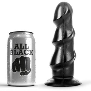 ALL Black Anale dildo met drie stoten, 17 x 5 x 5 cm ALL Black Anale dildo met drie stoten, 17 x 5 x 5 cm - Afbeelding 1