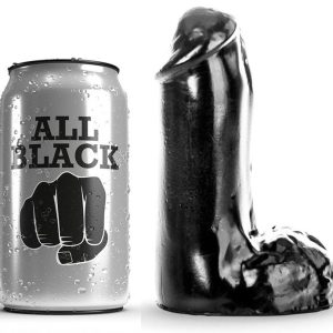ALL Black Realistische Dildo voor Beginners ALL Black Realistische Dildo voor Beginners - Afbeelding 1