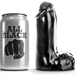 ALL Black Realistischer Dildo für Anfänger