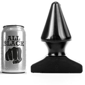ALL Black Anaalplug kegelvormig 17 x 8 cm ALL Black Anaalplug kegelvormig 17 x 8 cm - Afbeelding 1