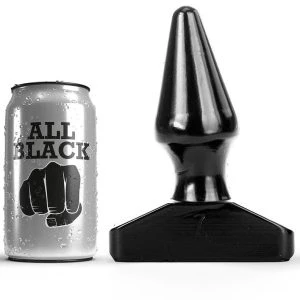 ALL Black Analplug kegelförmig 12,5 cm einführbare Länge