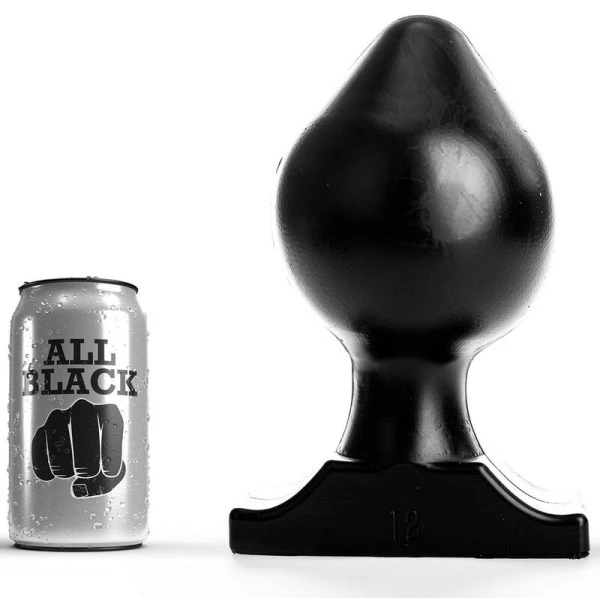 ALL Black Anaalplug Stekker PVC 23 x 13 cm