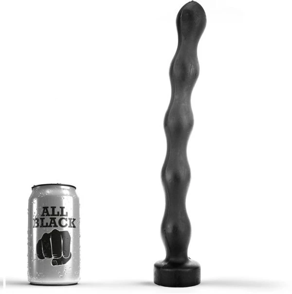 img_110196_018eeb8f4bbac883dbe9c3f381bc0db8_1.jpg ALL Black Analplug mit Kugelform und fünf Verdickungen