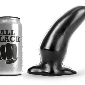 ALL Black Anaalplug met gebogen vorm ALL Black Anaalplug met gebogen vorm - Afbeelding 1