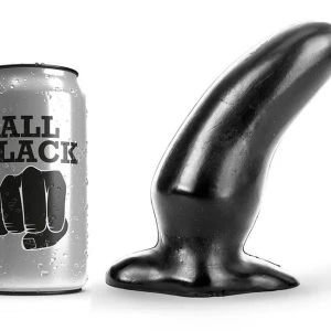 ALL Black Analplug mit geschwungener Form
