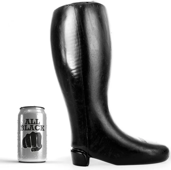 ALL Black Reuzen-Fistinglaars van TPR 31 x 12,5 x 12,5 cm