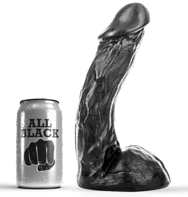 img_110214_fe7bed3c3c82e5e4342c1e7a4c43fdc8_1.jpg ALL Black Dildo met natuurlijke vorm 23 x 5 cm