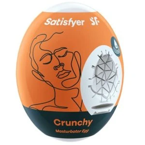 Satisfyer Eggs Crunchy Masturbator-ei met Hydro-Active