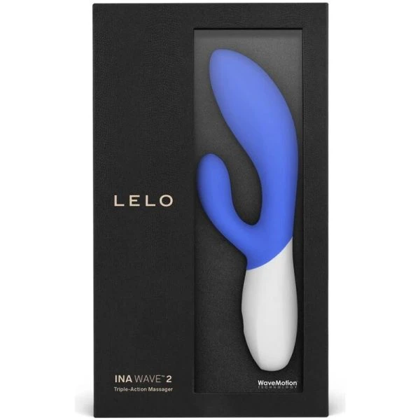 Lelo INA Wave 2 Vibrator met clitorisstimulator en WaveMotion-technologie Lelo INA Wave 2 Vibrator met clitorisstimulator en WaveMotion-technologie