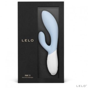 Lelo INA 3 Luxus-vibrator met clitorisstimulator, celeste Lelo INA 3 Luxus-vibrator met clitorisstimulator, celeste - Afbeelding 3