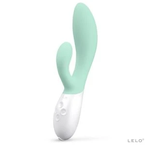 Lelo INA 3 Rabbit-Vibrator met G-punt- en clitorisstimulatie, algen