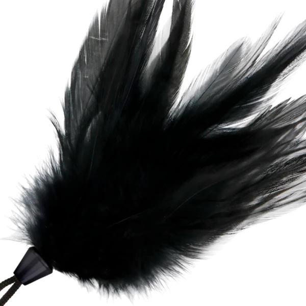 Darkness Sensations Stimulierender Federkitzel-Stift schwarz