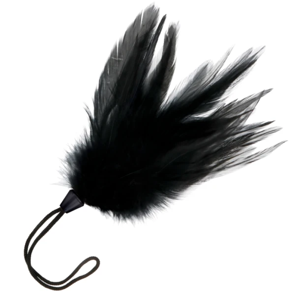 Darkness Sensations Stimulierender Federkitzel-Stift schwarz