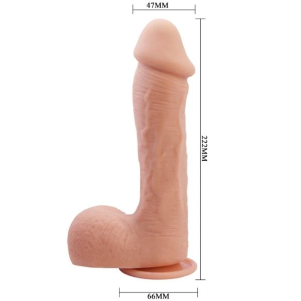 Baile Dildos Realistische Huid Dildo met Zuignap 22 cm