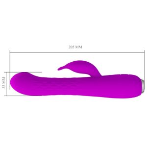 High Tech Pretty Love Molly Vibrator with Rotation and 12 Modes, Purple High Tech Pretty Love Molly Vibrator with Rotation and 12 Modes, Purple - Image 3
