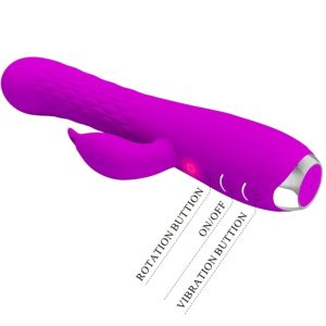 High Tech Pretty Love Molly Vibrator with Rotation and 12 Modes, Purple High Tech Pretty Love Molly Vibrator with Rotation and 12 Modes, Purple - Image 5