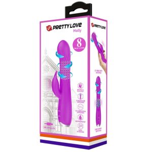 High Tech Pretty Love Molly Vibrator with Rotation and 12 Modes, Purple High Tech Pretty Love Molly Vibrator with Rotation and 12 Modes, Purple - Image 7