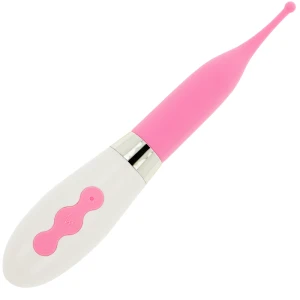 Ohmama Stimulating Auflegevibrator mit Klitorisstimulator, 10 Modi, USB-wiederaufladbar