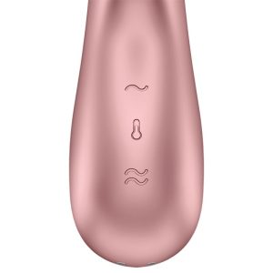 Satisfyer Connect Hot Lover Rabbit-Vibrator met verwarmingsfunctie, Roze & Beige Satisfyer Connect Hot Lover Rabbit-Vibrator met verwarmingsfunctie, Roze & Beige - Afbeelding 3