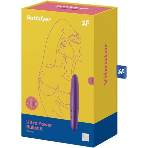Satisfyer Vibrator Ultra Power Bullet 6 Mini-Vibrator Lila