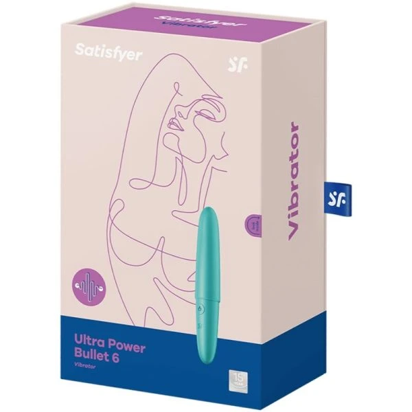 Satisfyer Vibrator Ultra Power Bullet 6 Mini-Vibrator Turkoois