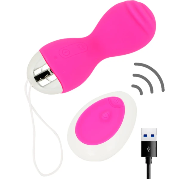 Ohmama Vibrators Flexibele Oplaadbare Vibratie-ei met Afstandsbediening Ohmama Vibrators Flexibele Oplaadbare Vibratie-ei met Afstandsbediening