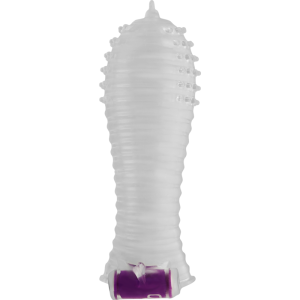 Ohmama gestructureerde penisomhulsel met vibrerende bal, 15 cm Ohmama gestructureerde penisomhulsel met vibrerende bal, 15 cm - Afbeelding 3