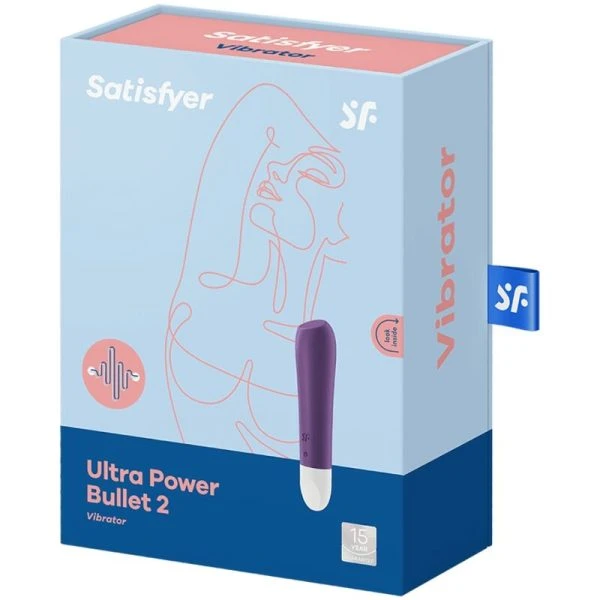 Satisfyer Vibrator Ultra Power Bullet 2 Mini-Vibrator Lila