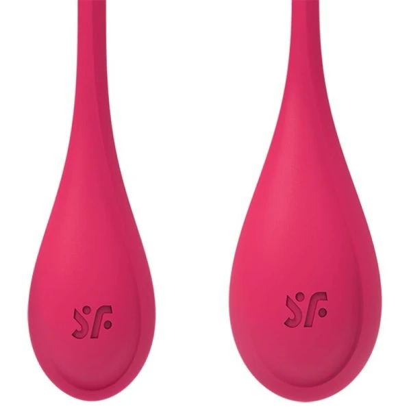 Satisfyer Yoni Power 1 Trainingsset voor bekkenbodemspieren rood