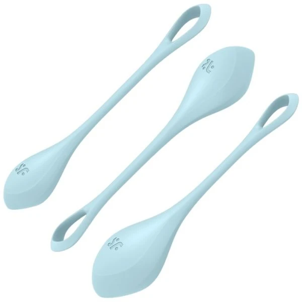 Satisfyer Yoni Power 2 Trainingsset voor Bekkenbodem Blauw
