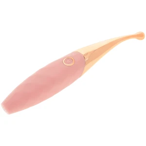 Ohmama Stimulating Auflegevibrator mit 36 Modi, wiederaufladbar, rosa-gold