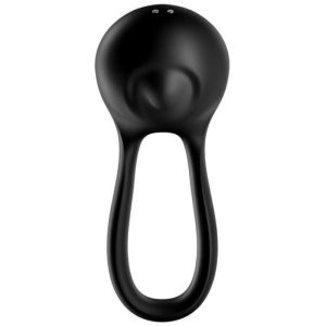 Satisfyer Ring Majestic Duo Penisring-Vibrator met 12 programma's, zwart Satisfyer Ring Majestic Duo Penisring-Vibrator met 12 programma's, zwart - Afbeelding 2