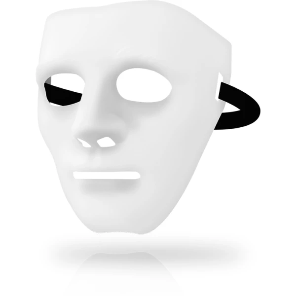 Ohmama Masks witte fetisjmasker, one size