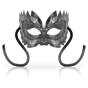 Ohmama Masks Antizaz-Maske in Venetiaanse stijl Zilver Ohmama Masks Antizaz-Maske in Venetiaanse stijl Zilver - Afbeelding 1