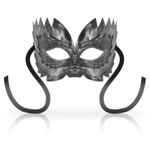 Ohmama Masks Antizaz-Maske im venezianischen Stil Silber