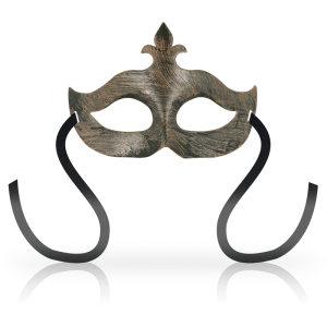 Ohmama Masks Fleur de Lis Kupfermaske venezianische Maske Ohmama Masks Fleur de Lis Kupfermaske venezianische Maske – Bild 1