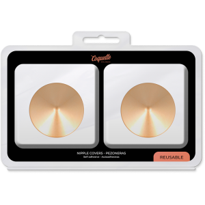 Coquette Accessories Nippelbedekkers Gouden Cirkels herbruikbaar Coquette Accessories Nippelbedekkers Gouden Cirkels herbruikbaar - Afbeelding 5