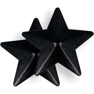 Coquette Accessories Nippelbedekkingen met zwarte sterren, herbruikbaar Coquette Accessories Nippelbedekkingen met zwarte sterren, herbruikbaar - Afbeelding 3