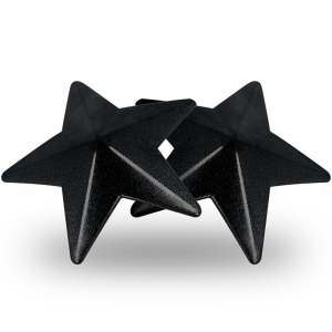 Coquette Accessories Nippelbedekkingen met zwarte sterren, herbruikbaar Coquette Accessories Nippelbedekkingen met zwarte sterren, herbruikbaar - Afbeelding 4