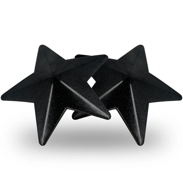 Coquette Accessories Nippelbedekkingen met zwarte sterren, herbruikbaar Coquette Accessories Nippelbedekkingen met zwarte sterren, herbruikbaar