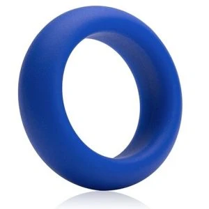JE Joue Penisring aus Silikon für minimale Strangulation, blau