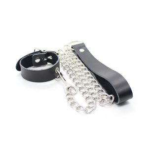 Ohmama Penis-Halskette und Lederarmband mit Metallkette Ohmama Penis-Halskette und Lederarmband mit Metallkette – Bild 5