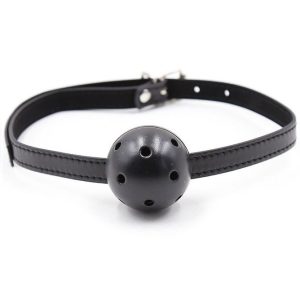 Ohmama Fetish Bal Knebel met ventilatieopeningen Ohmama Fetish Bal Knebel met ventilatieopeningen - Afbeelding 1
