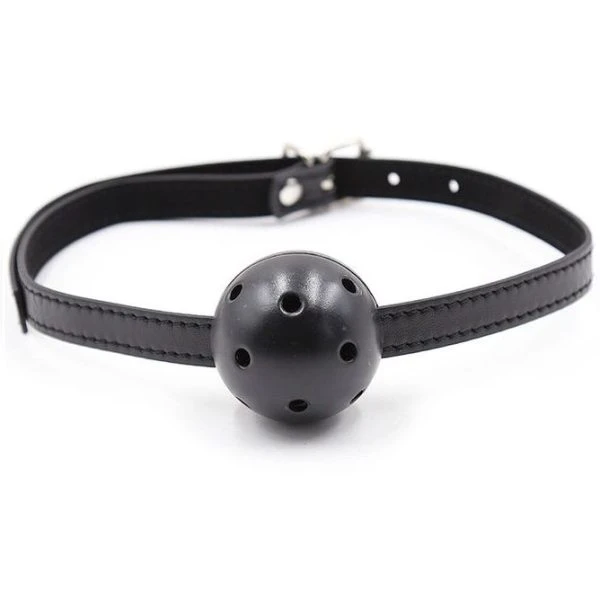 Ohmama Fetish Bal Knebel met ventilatieopeningen