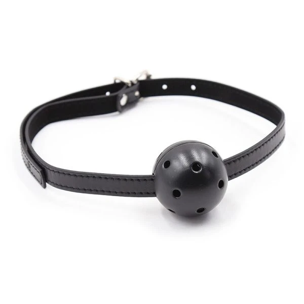 Ohmama Fetish Bal Knebel met ventilatieopeningen