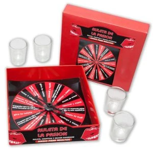 Diablo Picante Passion Roulette Shots Spel met likeurglaasjes