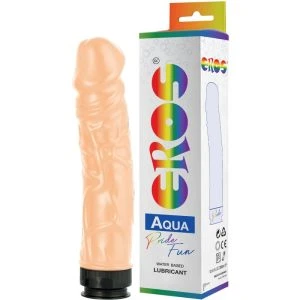 Pride Eros Aqua LGBT Pride Dildo with Water-Based Lubricant, 23,5 cm