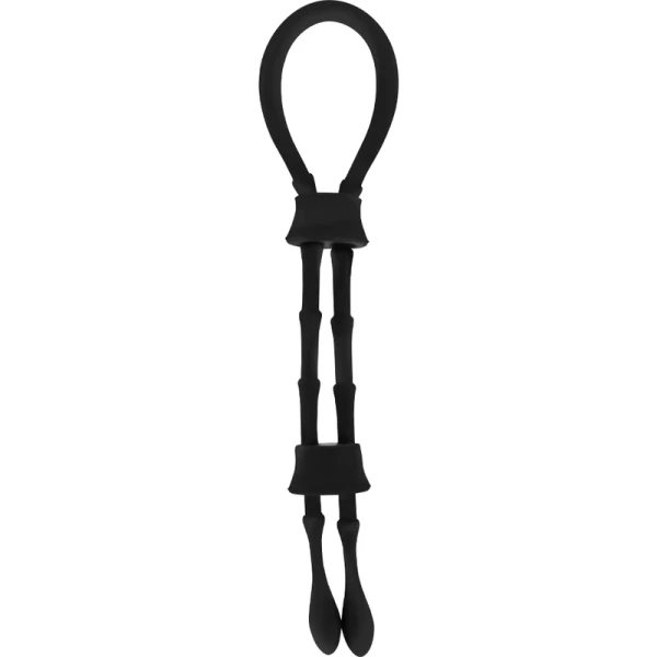 Ohmama Fetish Siliconen cockring voor penis en ballen